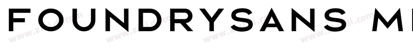 foundrysans medium字体转换